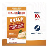 Bumble Bee Snack on the Run Chicken Salad with Crackers, 3.5 oz Pack, 12/Carton (BBYAHF70350) Case of 12
