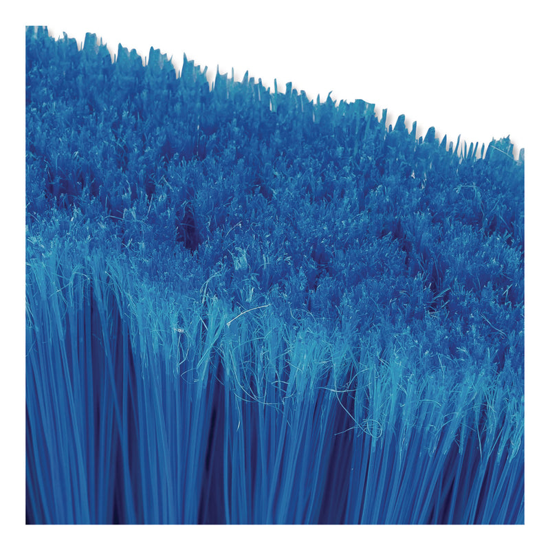 Carlisle Duo-Sweep Flagged Light Industrial Broom Head, 12", Blue/Black (CFS4685314) Each