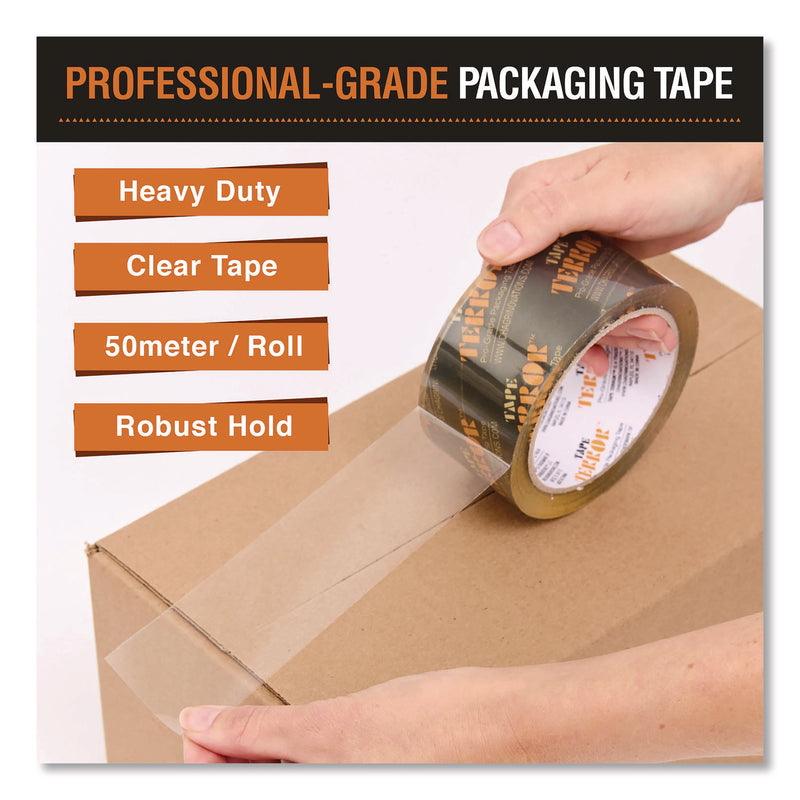 Tape Terror™ Pro-Grade Packaging Tape, 3" Core, 1.88" x 54.6 yds, Clear (CH7TT05715) Each
