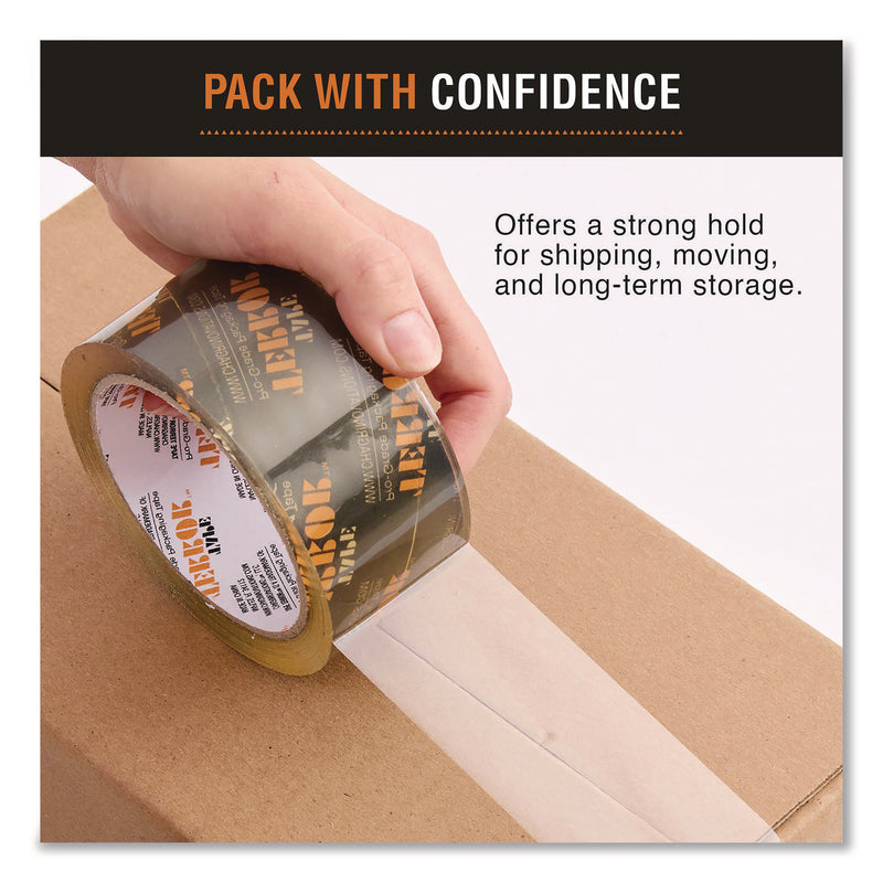 Tape Terror™ Pro-Grade Packaging Tape, 3" Core, 1.88" x 54.6 yds, Clear, 6/Pack (CH7TT05716) Pack of 6