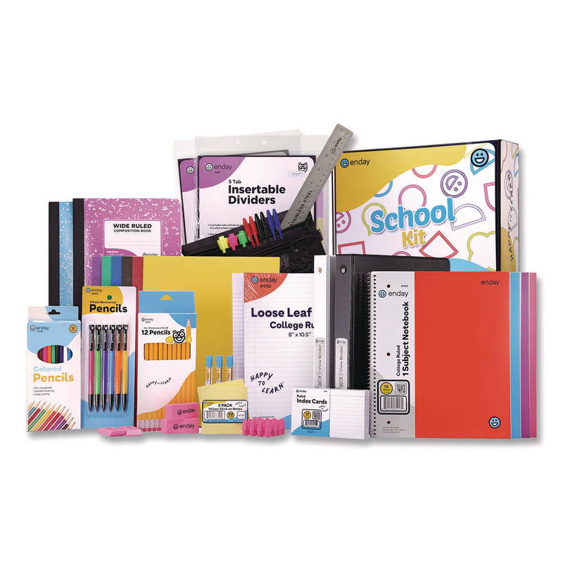 enday Back to School Supplies Kit for High School/College (EDY8356) 1 Kit