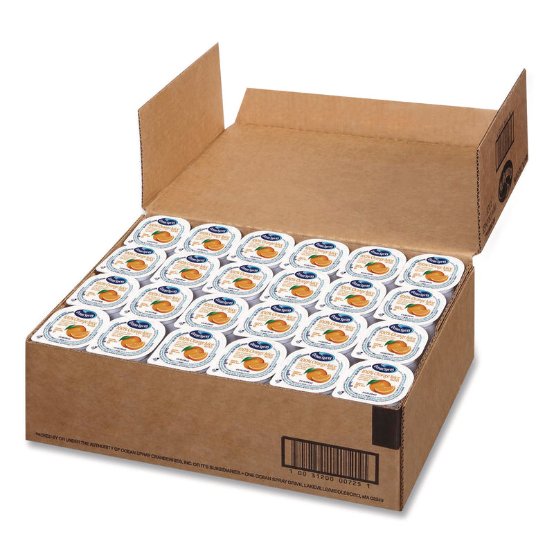 Ocean Spray® No-Thaw 100% Juice Cups, Orange, 4 oz Cups, 48/Carton (GRR22002526) Case of 48