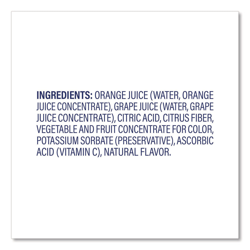 Ocean Spray® No-Thaw 100% Juice Cups, Orange, 4 oz Cups, 48/Carton (GRR22002526) Case of 48