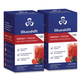 Blueshift Energy and Focus Forest Berry Drink Mix, 0.24 oz Packets, 10/Pack, 2 Packs/Carton (GRR60004167) Case of 2