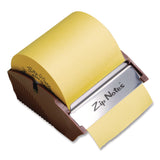 Zip Notes™ Manual Sticky Notes Dispenser, For 3 x 3 Pads, Burgundy, Includes 150 ft Roll of Sticky Notes (VCT0021) Each