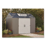 Storage Shed, 337 cu ft, 7 ft x 10 ft x 8 ft, Brown (RUB2145548) Each