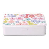 Formit Pencil Case, Floral Pattern, 2 Compartments, 5" x 8.75" x 2.75", Pink/Yellow/Green (CH7FI68187) Each