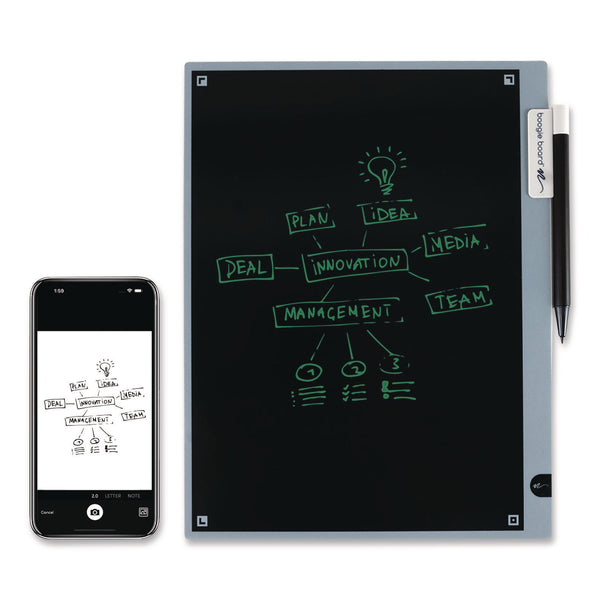 Boogie Board™ Blackboard 2.0 Smart Scan Notebook, 11.15 x 9, Black/Gray (IMVBD20160001) Each