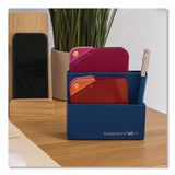 Boogie Board™ VersaNotes Desk Organizer, 3 Compartments, 4.7 x 0.4 x 2.05, Blue, Plastic (IMVVND02B0001) Each