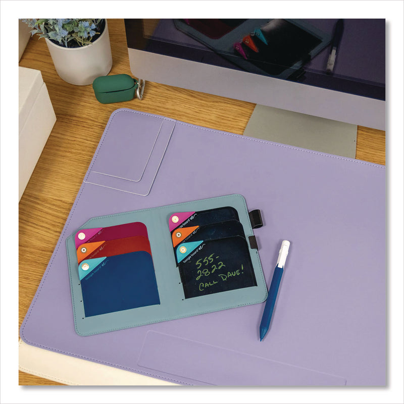 Boogie Board™ VersaNotes Portfolio, 6.9" x 5", Magnetic Closure, Black (IMVVNP01B0001) Each
