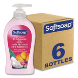 Softsoap® Liquid Hand Soap Pumps, Coconut and Hibiscus Scent, 11.25 oz, 6/Carton (CPCUS07157ACT) Case of 6