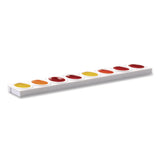 Prang® Refillable Oval Watercolor Tray, White, 12/Pack (DIXX00825) Pack of 12
