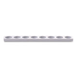 Prang® Refillable Oval Watercolor Tray, White, 12/Pack (DIXX00825) Pack of 12