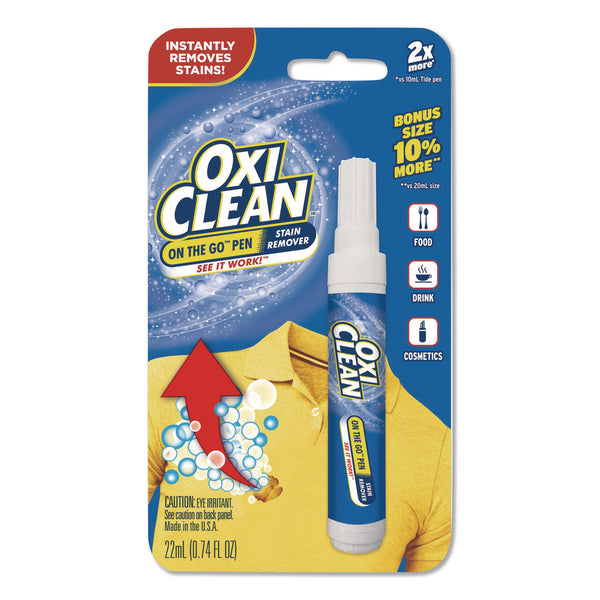 OxiClean™ On-the-Go Pen Stain Remover, Bonus Size, 22 mL Pen (CDC8057523564EA) Each