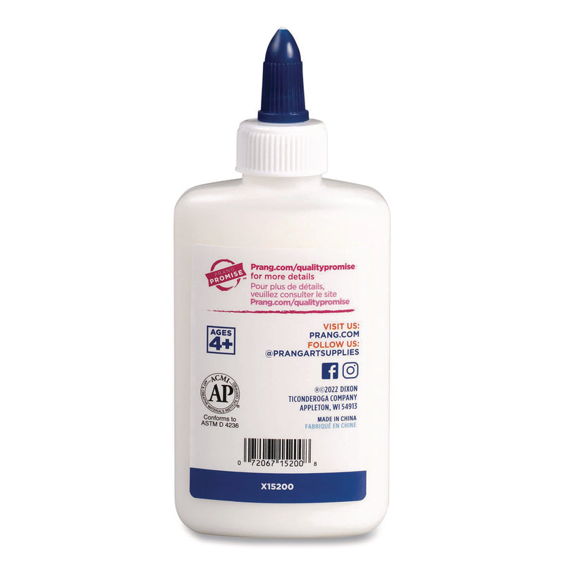Prang® Washable Liquid White School Glue, 4.4 oz, Dries Clear (DIXX152000001) Each