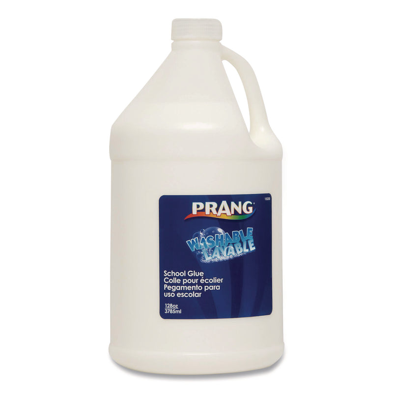 Prang® Washable Liquid White School Glue, 128 oz, Dries Clear (DIXX152300001) Each