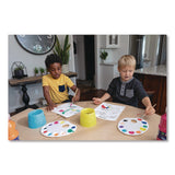 Prang® Stable Water Pot Set, 8 oz, Assorted Colors, 6/Pack (DIXX94010) Pack of 6