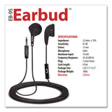 Maxell® EB95 Wired Earbuds with Mic, Black (MAX199846) Each