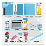 enday Back to School Supplies Kit for Grades K-5, Blue (EDY1314) 1 Kit