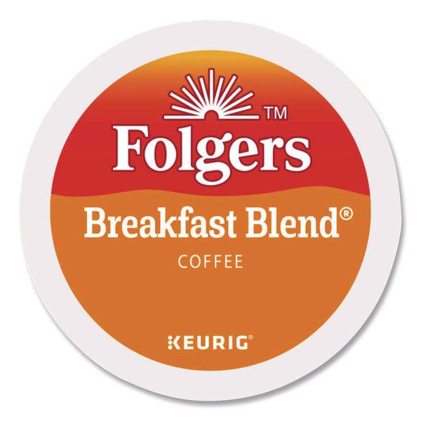 Folgers® Breakfast Blend Coffee K-Cup, 24/Box, 4 Boxes/Carton (GMT0448CT) Case of 96