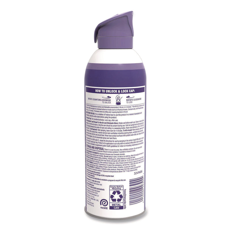 LYSOL® Brand Air Sanitizer Spray, Light Breeze, 10 oz Aerosol Spray (RAC99394EA) Each