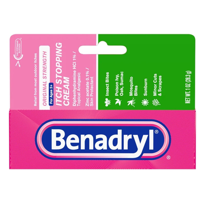 Benadryl® Itch Relief 1% Strength Cream 1 oz. Tube (436675_EA) 1/EA