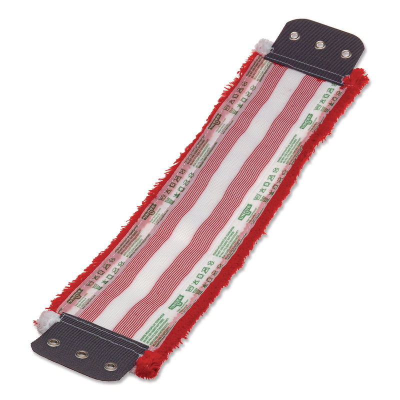Unger® SmartColor MicroMop 7.0, 16", Red/White, 5/Carton (UNGMD40RCT) Case of 5