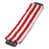 Unger® SmartColor MicroMop 7.0, 16", Red/White, 5/Carton (UNGMD40RCT) Case of 5