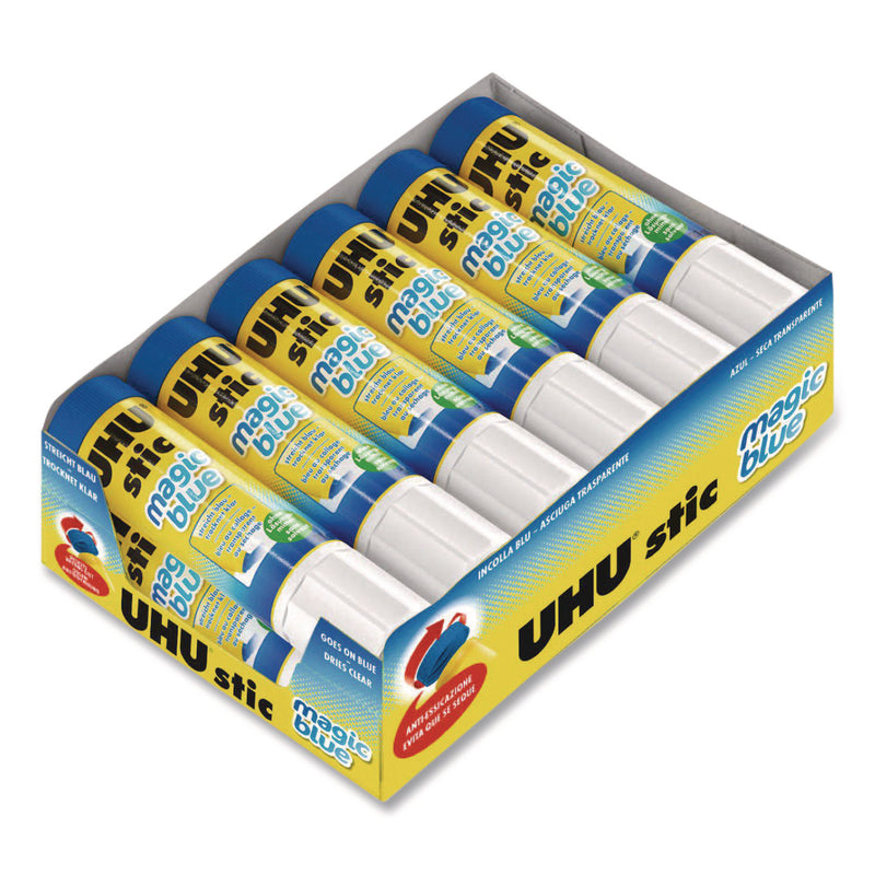 Staedtler® Glue Stick, 21 g, Applies Blue, Dries Clear, 12/Pack (STD9U9960202) Pack of 12