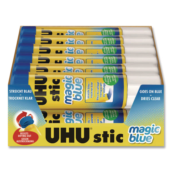 Staedtler® Glue Stick, 21 g, Applies Blue, Dries Clear, 12/Pack (STD9U9960202) Pack of 12