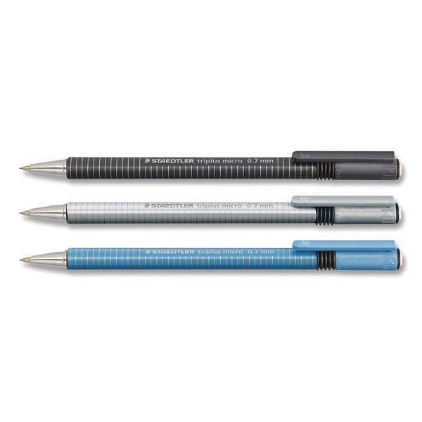 Staedtler® Mechanical Pencils, 0.7 mm, HB (#2), Black Lead, Anthracite Barrel, 10/Box (STD7742781A6) Box of 10