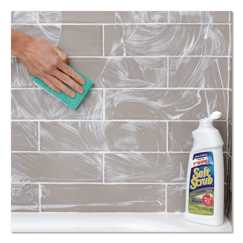 Soft Scrub® Cleanser with Bleach, 24 oz Bottle, 8/Carton (DIA07222) Case of 8