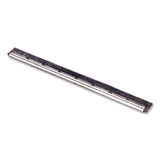 Unger® Stainless Steel "S" Channel with Soft Rubber, 10" Wide Blade (UNGNE250) Each