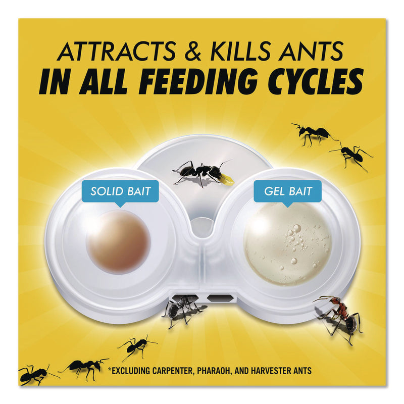 Combat Max 2-in-1 Ant Bait, 4/Pack, 8 Packs/Carton (DIA07172) Case of 8