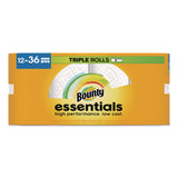 Bounty® Essentials Select-A-Size Kitchen Roll Paper Towels, 2-Ply, 5.9 x 11, White, 162 Sheets/Triple Roll, 12 Rolls/Carton (PGC16681) Case of 12