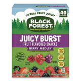 Black Forest Juicy Burst Fruit Flavored Snack, Berry Medley, 32 oz, 40/Box (BLFFER02067) Box of 40