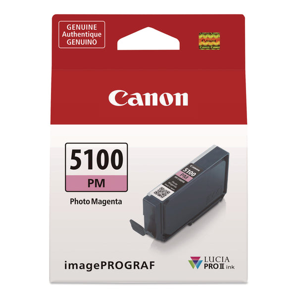 Canon® 6957C002 (PFI-5100) Lucia PRO II Ink, Photo Magenta (CNM6957C002) Each