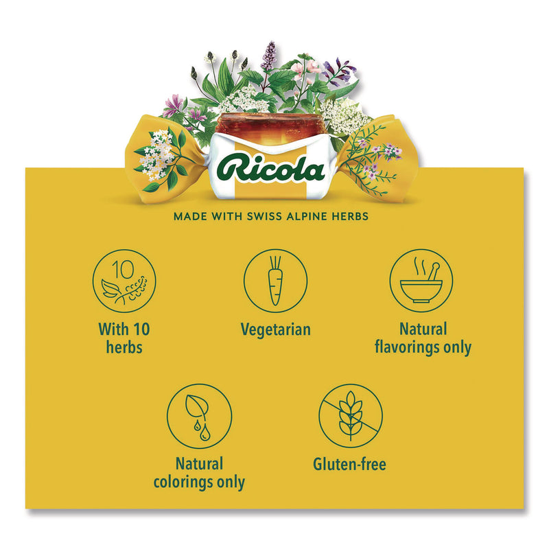 Ricola® Cough Drops, Original Herb, 65/Bag, 2 Bags/Pack (GRR22002532) Each