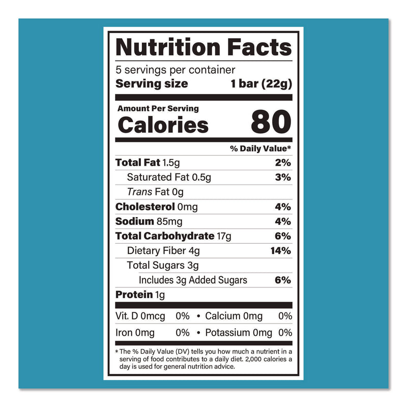 Skinny Crispy Crispy Treat, Vanilla, 0.78 oz Bars, 5 Bars/Pack, 3 Packs/Carton (GRR60004176) Case of 3