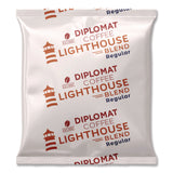 Diplomat Coffee Light House Frac Pack, 2.5 oz, 100/Carton (OGFCLCLH25100R) Case of 100