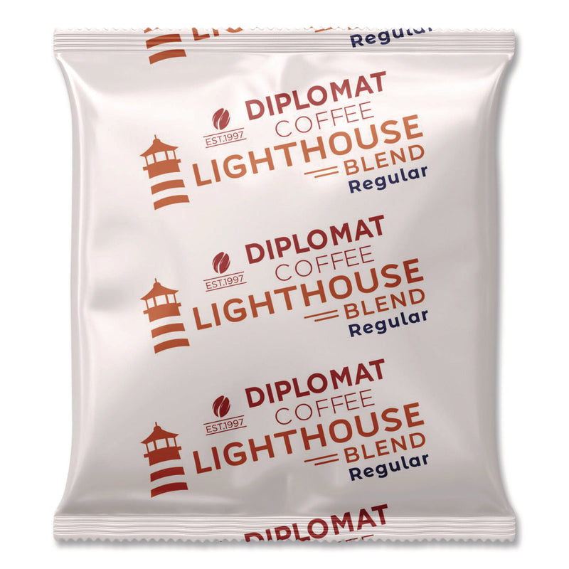 Diplomat Coffee Light House Frac Pack, 2.5 oz, 100/Carton (OGFCLCLH25100R) Case of 100