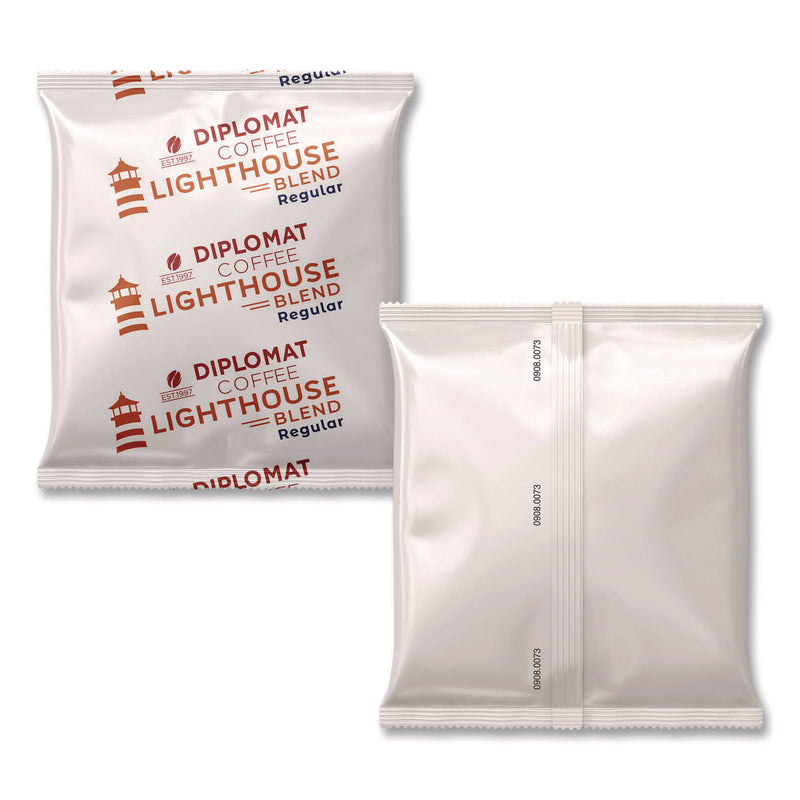 Diplomat Coffee Light House Frac Pack, 2.5 oz, 100/Carton (OGFCLCLH25100R) Case of 100