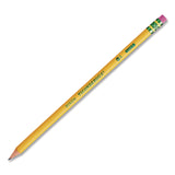 Dixon Pre-Sharpened Pencil, HB  (#2), Black Lead, Yellow Barrel, 18/Pack (DIX13818) Pack of 18