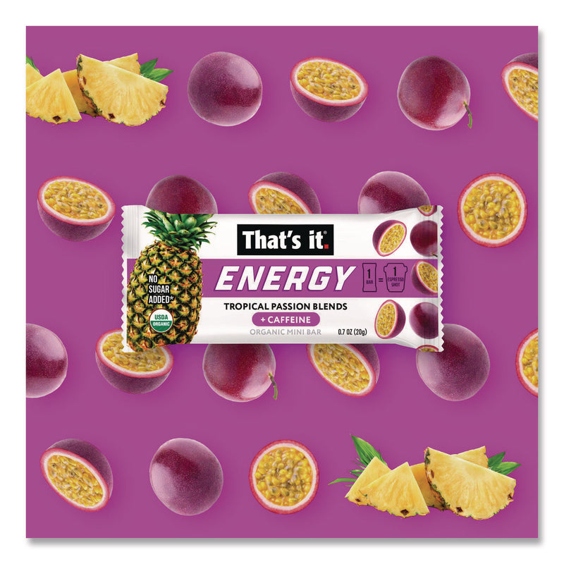 That’s it.® Organic Energy Bars, Tropical Passion Blend, 0.7 oz Bar, 36/Box (GRR22002519) Box of 36