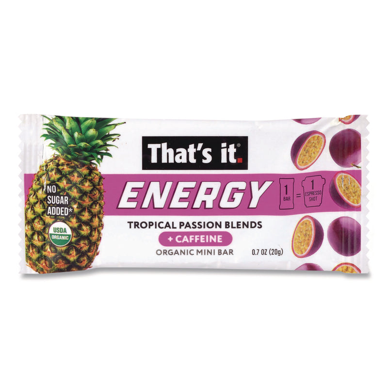 That’s it.® Organic Energy Bars, Tropical Passion Blend, 0.7 oz Bar, 36/Box (GRR22002519) Box of 36