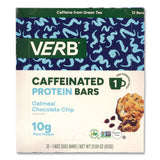 VERB Energy® Caffeinated Protein Bar, Oatmeal Chocolate Chip, 1.8 oz Bar, 12/Box (GRR22002523) Box of 12