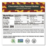 VERB Energy® Caffeinated Protein Bar, Chocolate Chip Peanut Butter and Oatmeal Chocolate Chip, 1.8 oz Bar, 24/Box (GRR60004177) Case of 2