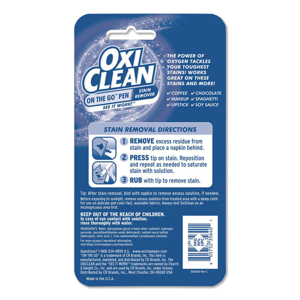 OxiClean™ On-the-Go Pen Stain Remover, Bonus Size, 22 mL, 6/Pack (CDC8057523564CT) Case of 6