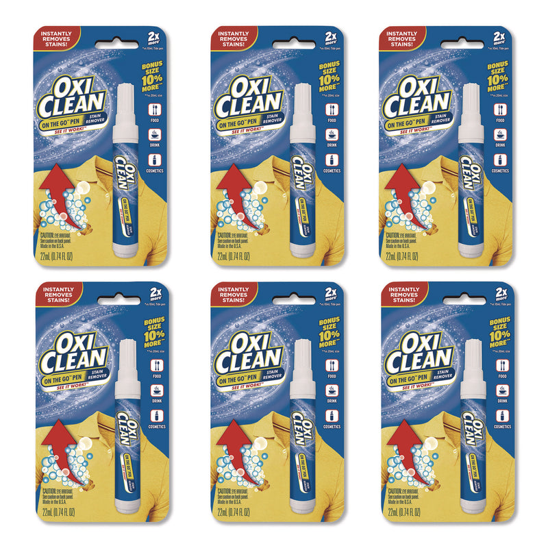 OxiClean™ On-the-Go Pen Stain Remover, Bonus Size, 22 mL, 6/Pack (CDC8057523564CT) Case of 6