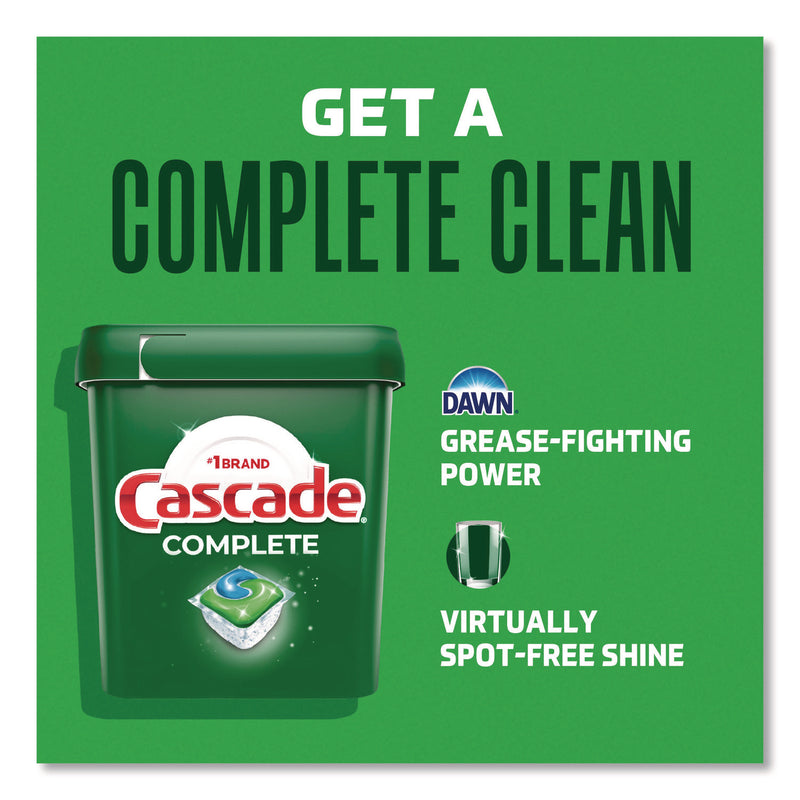 Cascade® Complete ActionPacs, Fresh Scent, 17.6 oz Bag, 33 Pacs/Bag, 4 Bags/Carton (PGC15518) Case of 4
